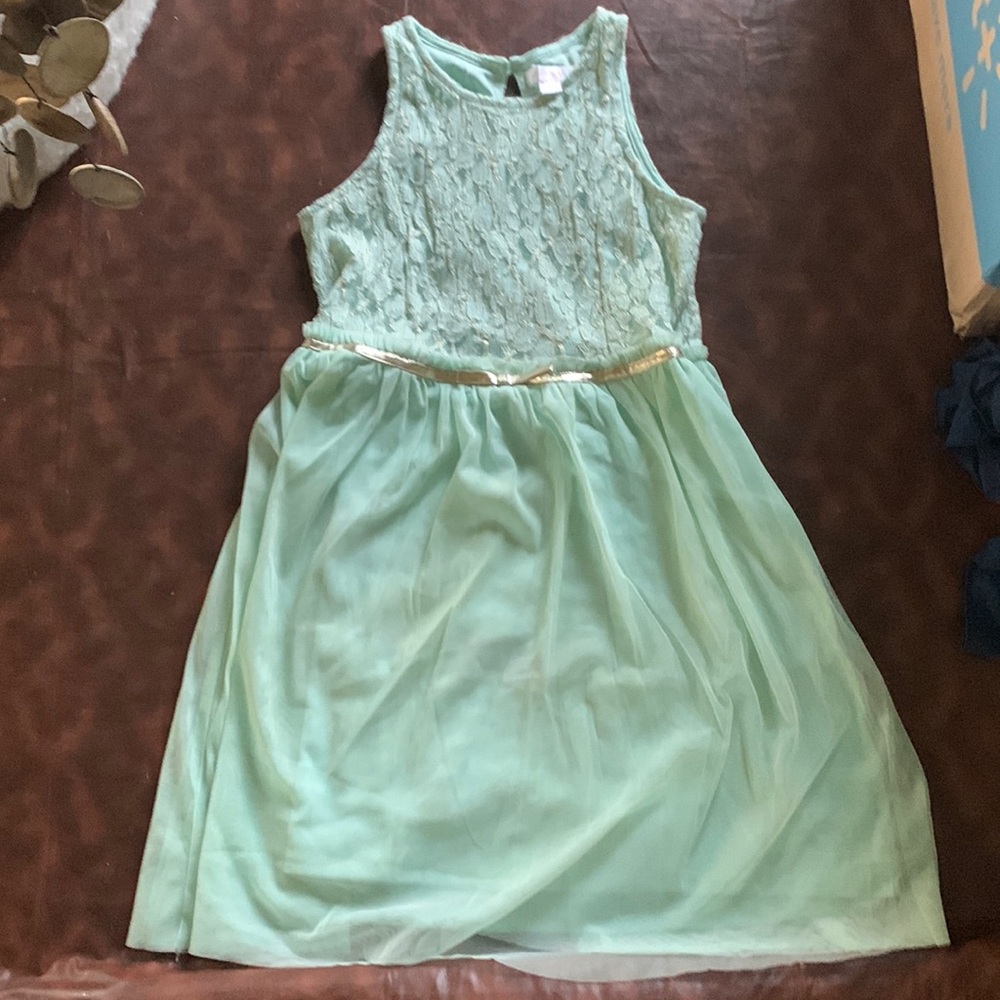 Xhilaration Girls XL Mint Green Dress